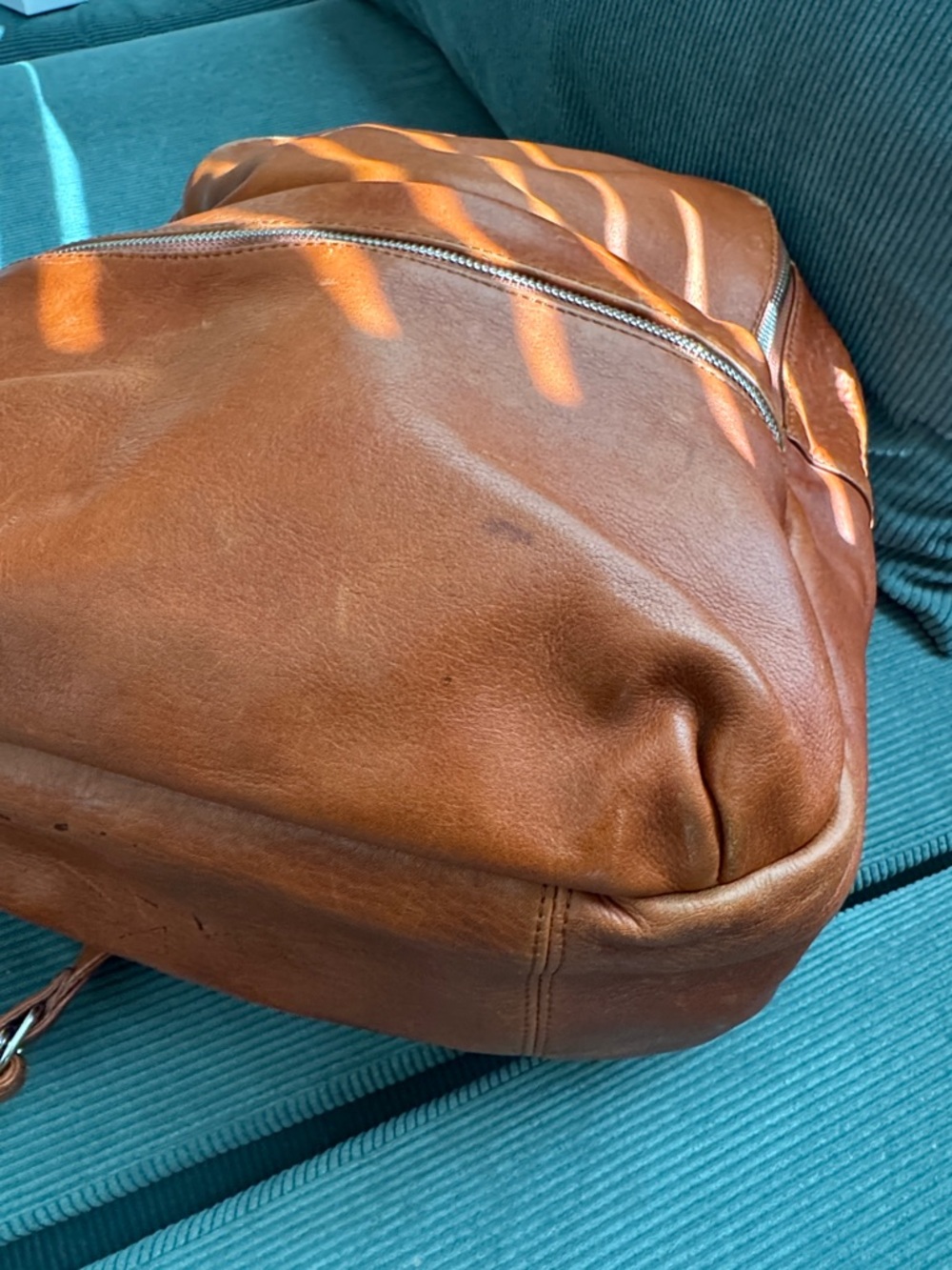 Shinola Runwell Backpack - Men's Leather - Tan - Picture 12 of 17